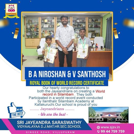 Royal Book Of World Record Certificate